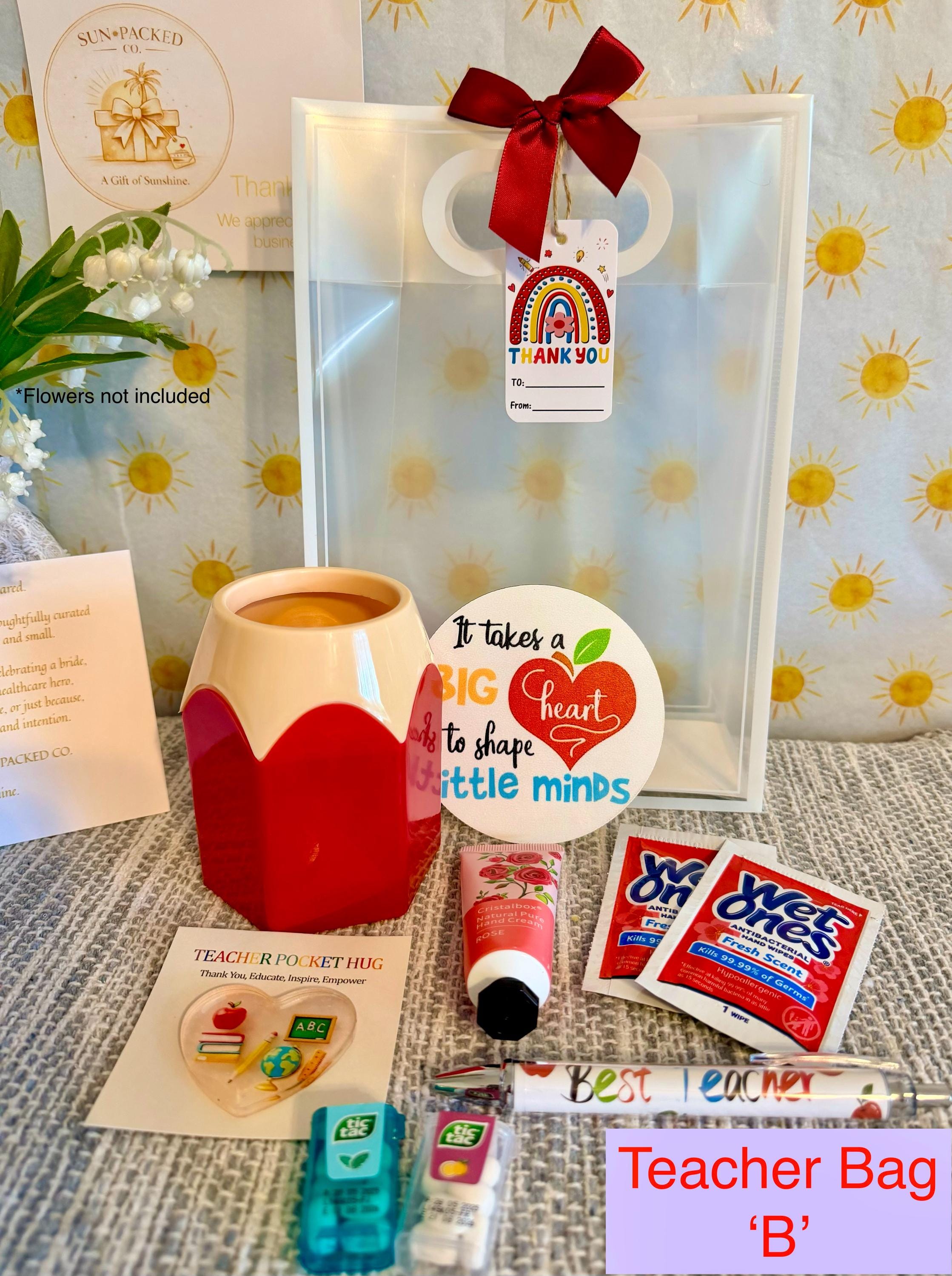 Teacher Appreciation Gift Bag – Thank-A-Teacher & Staff Members with a Touch of Sunshine