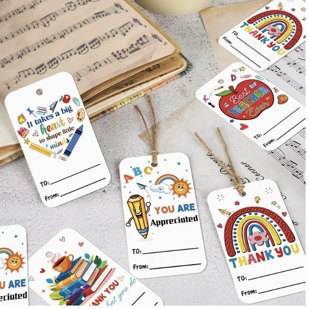 Teacher Appreciation Gift Bag – Thank-A-Teacher & Staff Members with a Touch of Sunshine