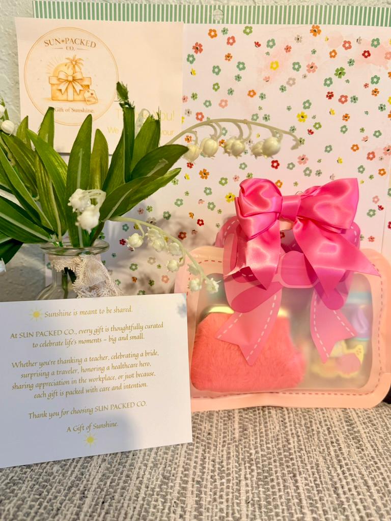 Kids Party Favor Gift Bag | Birthday Goodie | Pink, Blue, Red Treat Bag